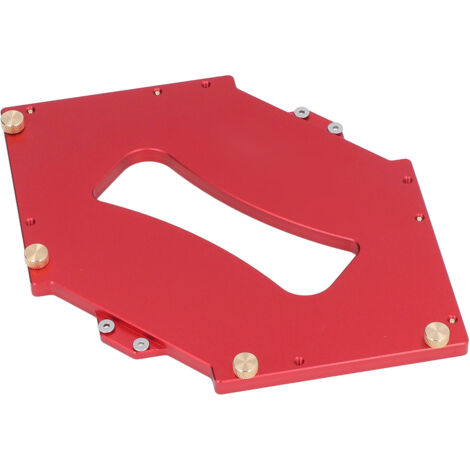 Gabarit d'angle de Table de routeur, Kit de gabarits de rayon en alliage d'aluminium pour charpentier T10-T40 R5-R40