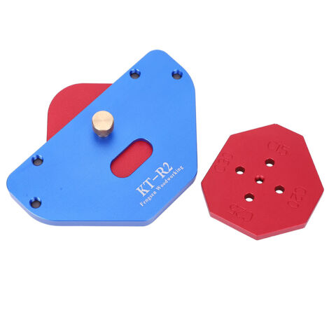 Gabarit d'arc KE-R2 pour table de défonceuse, outil de menuiserie pour traçage de rayons et panneaux semi-circulaires