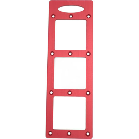 Gabarit de boîte à fil de Type 86, outil de coupe de trou de douille multifonctionnel en alliage d'aluminium 70X60mm