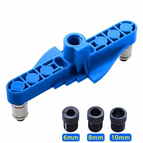 Gabarit de Centrage à Centrage Automatique, Kit de Gabarit de Perage pour Localisateur de Poinonnage de Trous Droits 2 en 1 pour Le Perage et Le Marquage Orange Unité de perforation