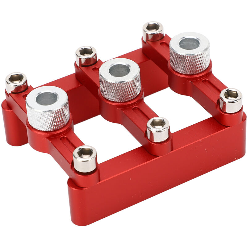 Gabarit de chevilles à centrage automatique 3 en 1, Guide de perçage, outil de localisation de positionnement à 90 ° pour le travail du bois