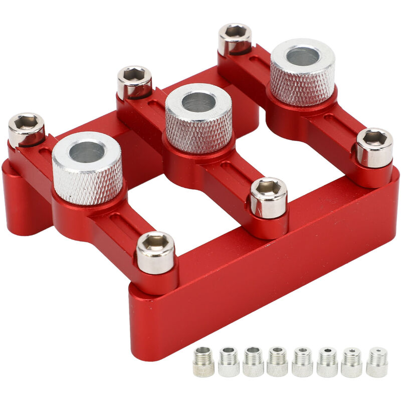 Gabarit de chevilles à centrage automatique, outil de localisation de trous droits pour le travail du bois à 90 degrés