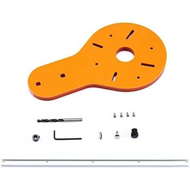 Gabarit de coupe circulaire pour défonceuse électrique du bois - Outil de menuiserie - Accessoire pour le travail du bois - 1 à 135 cm