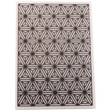 Gabarit de dossier en plastique à gaufrer pour scrapbooking, album photo, création de cartes et décoration