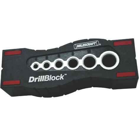 Gabarit de forage Drill Block métrique Milescraft