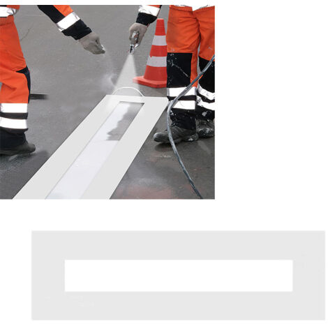 Gabarit de marquage pour parking, gabarit de ligne routière pliable, gabarit de marquage pour revêtement en béton bitumineux