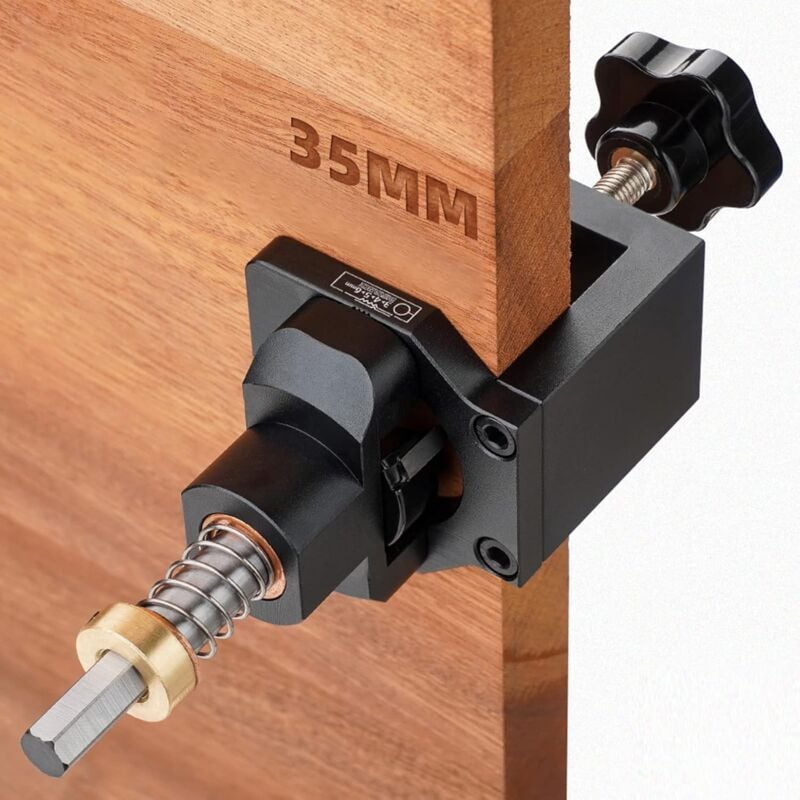 Gabarit de perçage charnière 35mm pour charnière dissimulée gabarit de charnière d'armoire de porte Guide De Forage Trou Charnière Trouver Un Jig