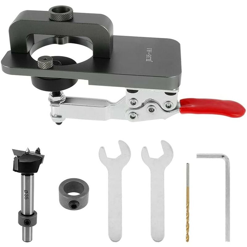 Gabarit de perçage de charnière de 35 mm pour le bricolage du bois. Offre exclusive