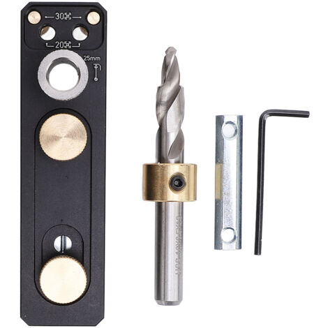 Gabarit de perçage de vis profilé en aluminium, perforateur de trou unique, localisateur de poinçonnage, outil auxiliaire de poinçonnage, fraise pour 203040
