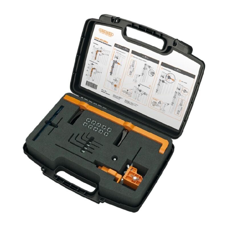 Gabarit de perçage et de montage pour ferme-portails Lion et Verticlos-2