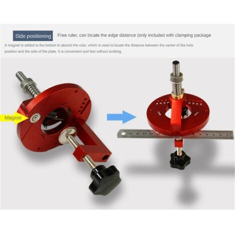 Gabarit de perçage pour charnières de 35 mm pour le travail du bois