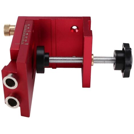 Gabarit de perçage pour trous de poche, gabarit de perçage oblique rouge