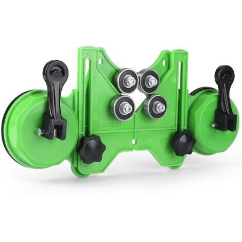 Gabarit de perçage réglable de 4 à 83 mm avec double ventouse, positionneur de fixation, guide de perçage diamanté pour céramique, carrelage, verre et marbre.