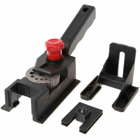 Gabarit de perçage universel avec tailles de trous réglables, adapté aux chevilles en bois, antidérapant, Ø 3-12 mm