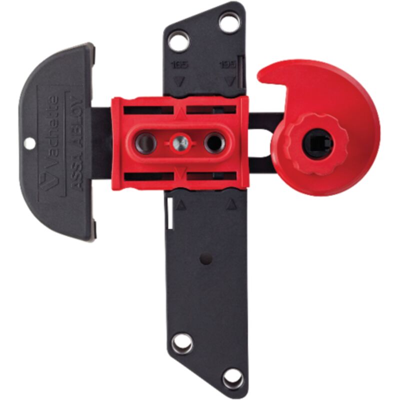 Bezault Sas - Gabarit de perçage auto bloquant pour plaques et rosaces Assa abloy 165/195 - vachette