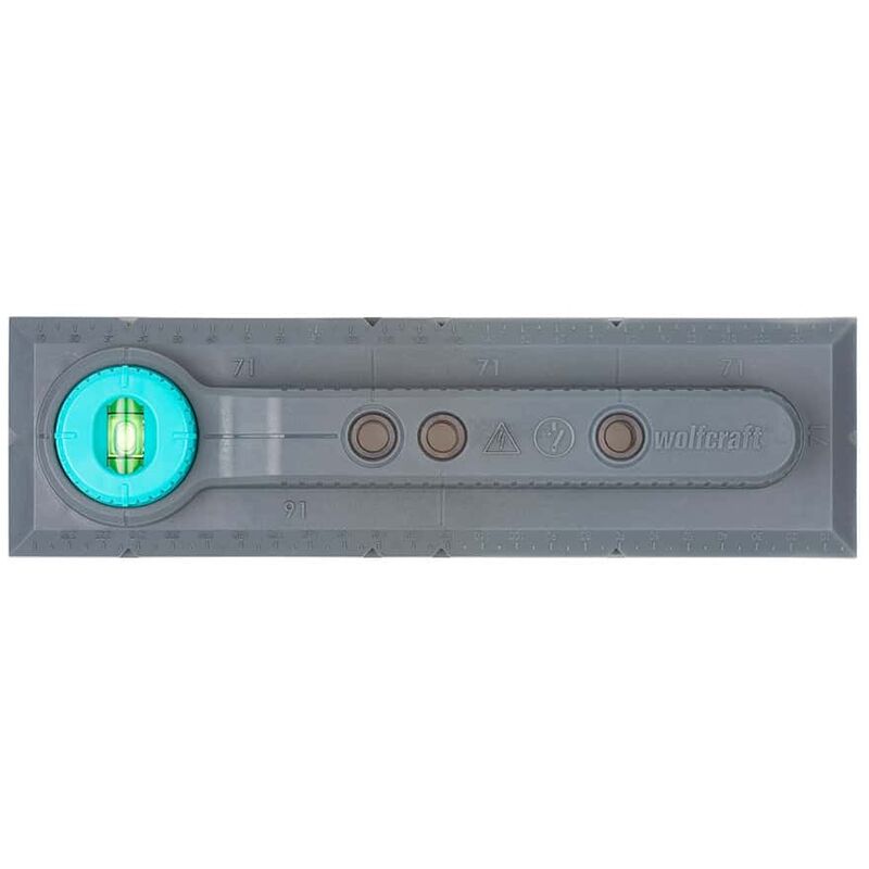 Wolfcraft - Gabarit de perçage électricité pour mesures de 71 et 91mm - gabarit de marquage et d'alignement