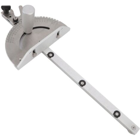 [Gabarit d'Onglet pour Scie Circulaire sur Table] Guide d'Angle Précis en Aluminium Résistant à l'Usure pour Travail du Bois