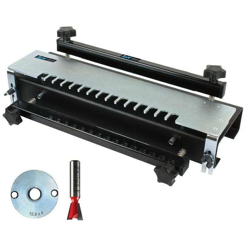 Gabarit pour queues d'aronde 305 mm y compris une fraise à queue d'arronde de 12,7 mm Mw-tech IACD300