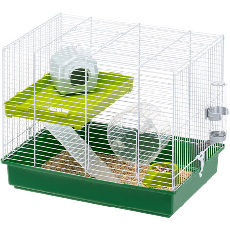 gabbia hamster duo bianca 46 x 29 x h 37,5 cm - ferplast