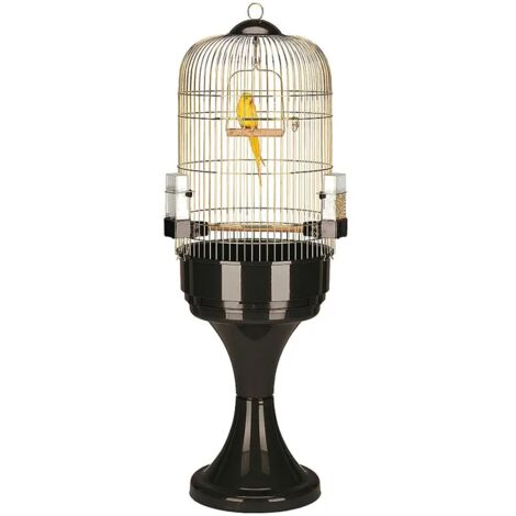 gabbia per pappagalli "antique brass", diametro 53x165 cm - ferplast