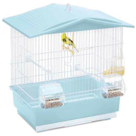 Gabbia per uccelli Ferplast IMAC Tiffany bianca e turchese