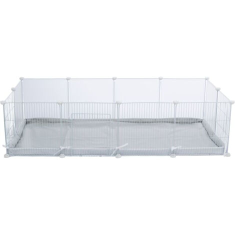 Gabbia Trixie per conigli/conigli domestici 140x35x70cm Bianco [TX-62460]