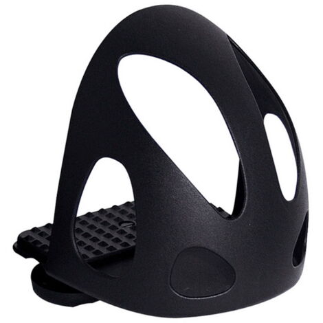 Gabbie in plastica per staffe colore nero con panca 10 cm