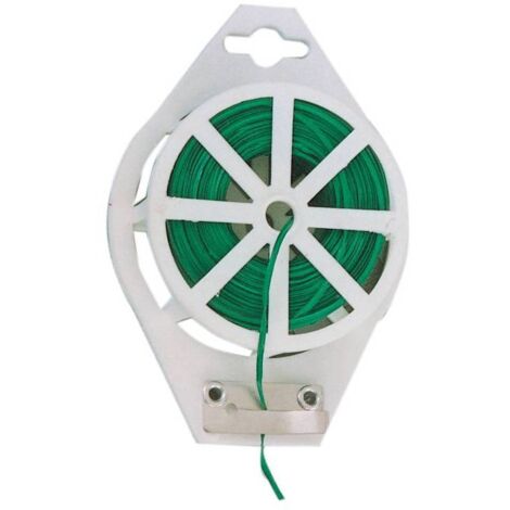 Gabbietta 30 Mt Legacci Filo Plasticato Verde Anima Acciaio Zincato