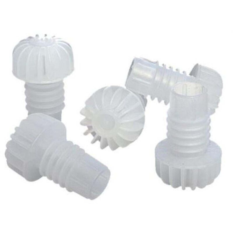 Tappo Lungo In Plastica Alettato In Conf. Da Pz.100