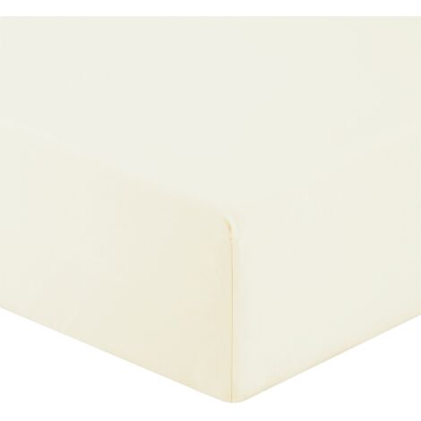 Gabel di Più Colore e Benessere Sottolenzuolo, Percalle, Beige, alla Francese, 210x140x0.3 cm