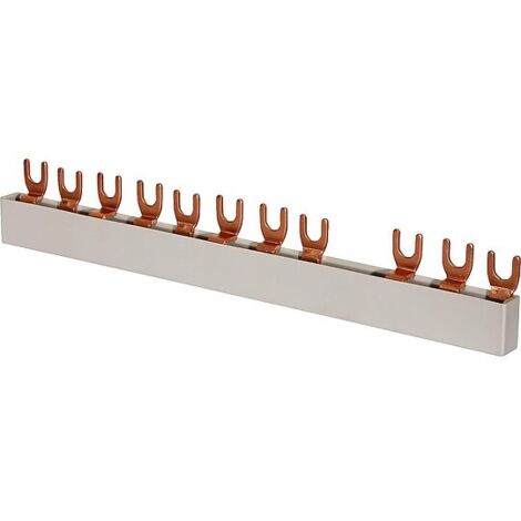 Gabel-Phasenschiene Pollmann G-L1-L2-L3-(N)-L1-L2-L3 / 16 mm² Länge 210 mm (12TE)