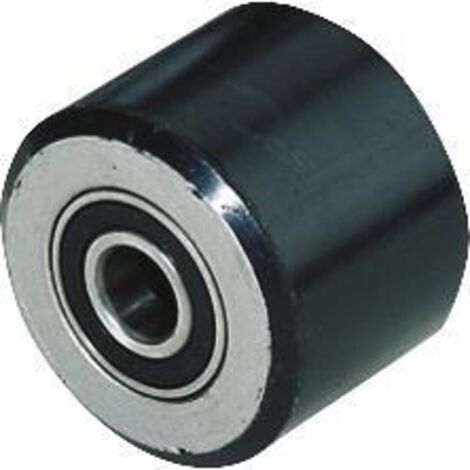 Gabelrolle Polyurethan Naben-L. 70 mm Rad-B. 70 mm Rad-Ø 80 mm