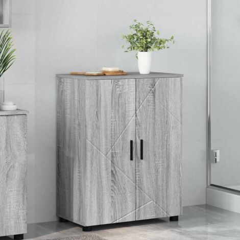 Gabinete de Baño con estante Gris  60 x 35 x 80 cm