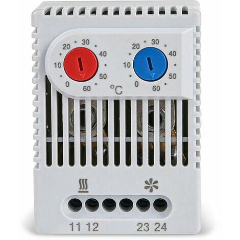 Gabinete de control de termostato JYMNT ZR011, interruptor de control de temperatura mecánico (diseño integrado), calefacción y refrigeración de doble propósito DOPA