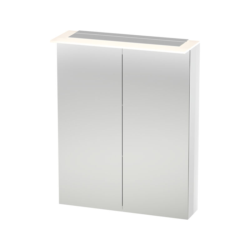 

Gabinete de espejos Duravit X-Large 7592, 2 puertas de espejos, 600 mm, Color (frente/cuerpo): Laca blanca de alto brillo - XL759208585