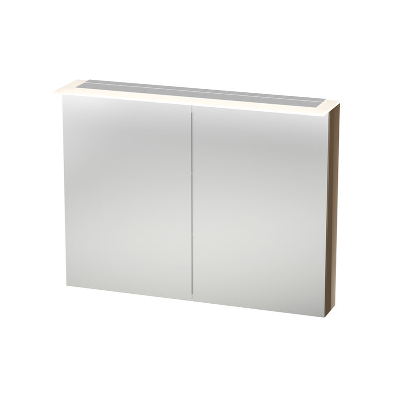 

Gabinete de espejos Duravit X-Large 7595, 2 puertas de espejos, 1000 mm, Color (frente/cuerpo): Marrón Oliva Laca Alto Brillo - XL759506161