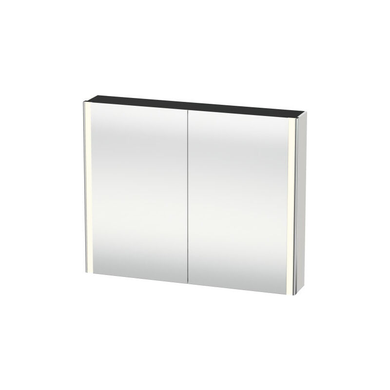 

Gabinete de espejos Duravit XSquare con iluminación LED 100,0x15,6 cm, Color (frente/cuerpo): Laca blanca lila alto brillo - XS711302727