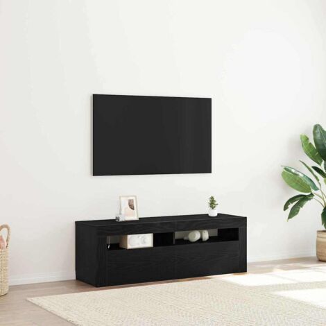 Gabinete de TV Negro 120 x 35 x 40 cm Madera contrachapada