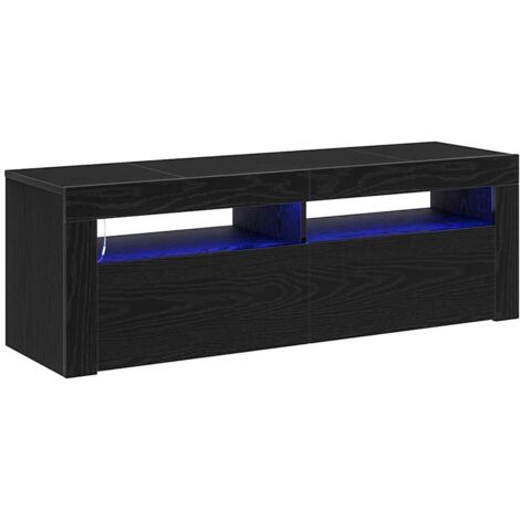 Gabinete de TV Roble Negro 120 x 35 x 40 cm vidaXL