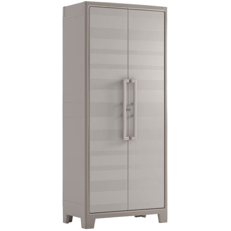 

Keter Armario de almacenaje con estantes Gulliver beige marrón 182 cm - Beige