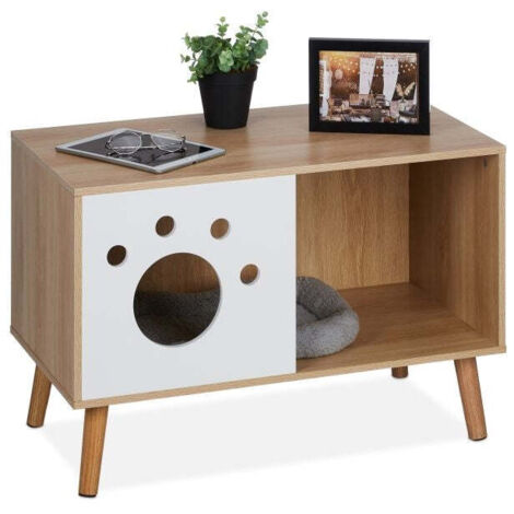 Gabinetto per gatti con ingresso