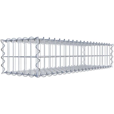 Gabion 100 cm x 20 cm x 30 cm – Mailles 5 x 10 cm – Spirale pour fermeture – Résistance au cisaillement 3.5 kN – Made in Germany – Gabiondeco