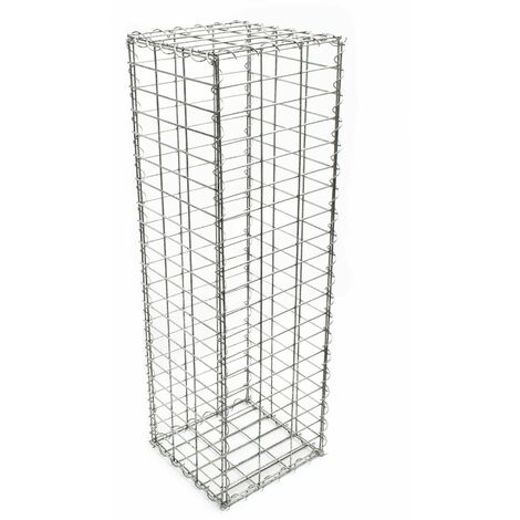 Gabion 100 x 50 x 30 cm mur en pierre paroi bordure de jardin espalier clôture panier - Or