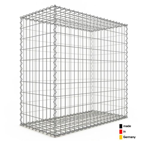 Gabion 100x100x50cm ��made in Germany�� - mailles rectangulaires 5x10cm