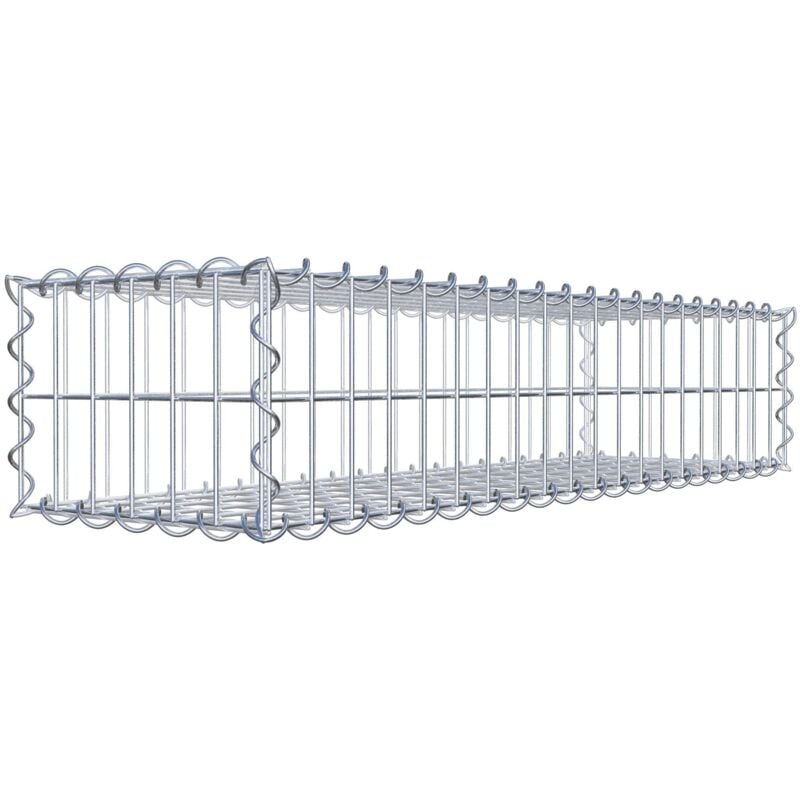 Gabion 100 cm x 20 cm x 30 cm (l x h x p). mailles 5 x 10 cm. Spirale - Made in Germany - Gabiondeco