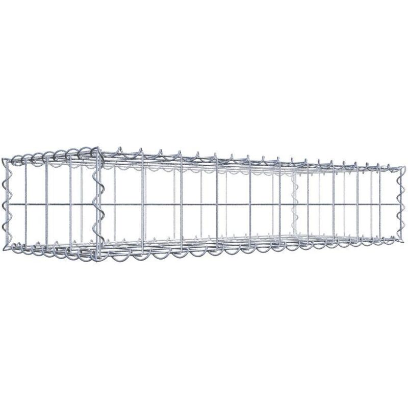 Gabiondeco - Gabion 100 cm x 20 cm x 40 cm (l x h x p). mailles 10 x 10 cm. Spirale - Made in Germany