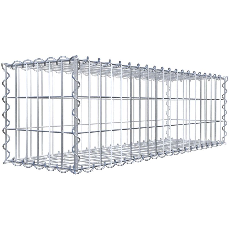 Gabiondeco - Gabion 100 cm x 30 cm x 30 cm (l x h x p). mailles 5 x 10 cm. Spirale - Made in Germany