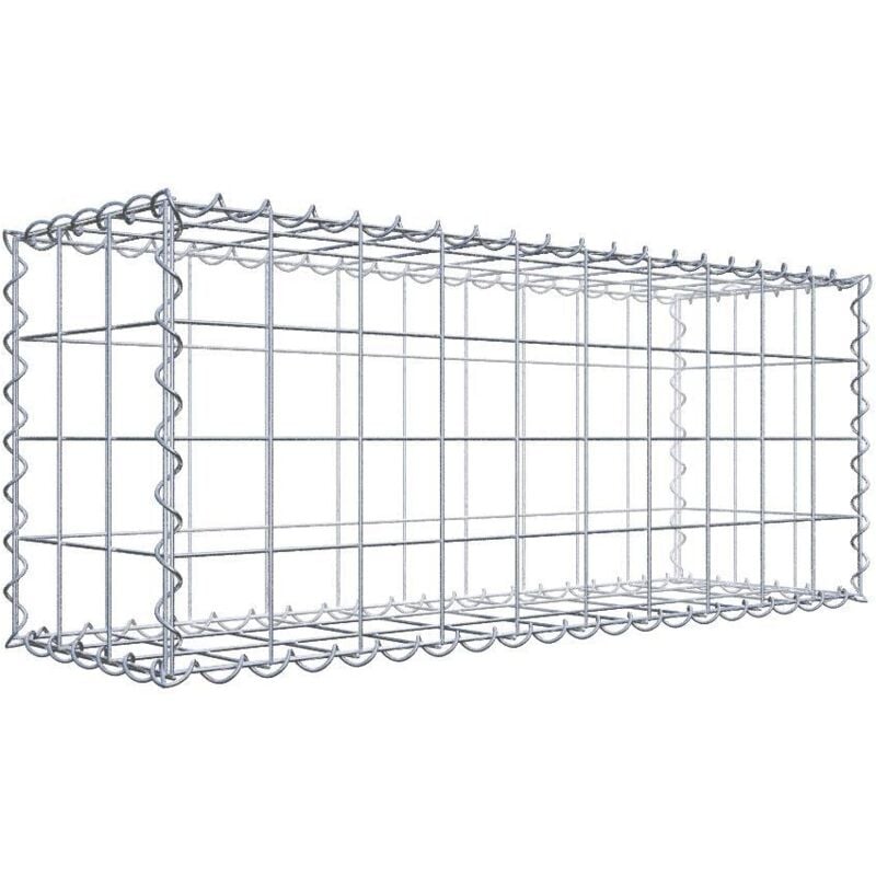 Gabiondeco - Gabion 100 cm x 40 cm x 30 cm (L x H x P). mailles 10 x 10 cm. Spirale - Made in Germany