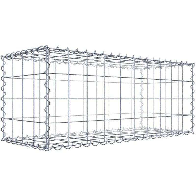 Gabiondeco - Gabion 100 cm x 40 cm x 40 cm (L x H x P). mailles 10 x 10 cm. Spirale - Made in Germany