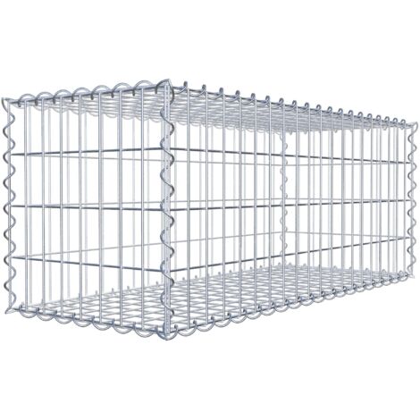 Gabion 100x40x40cm ��made in Germany�� - mailles rectangulaires 5x10cm